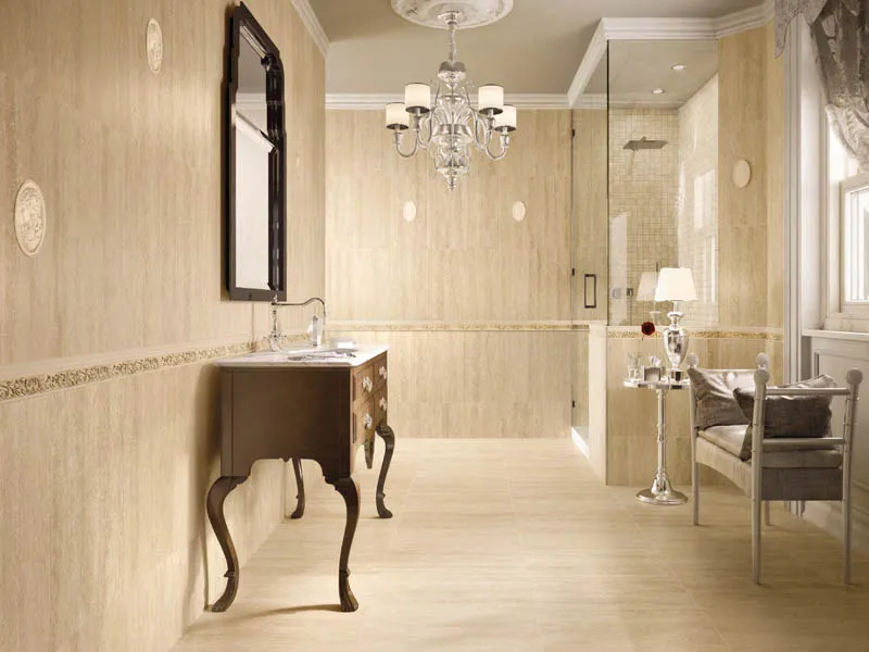 Керамическая плитка TRAVERTINO WALL от производителя Italon –  фото