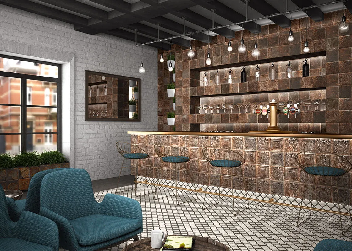 Керамическая плитка TIN-TILE от производителя Mainzu –  фото