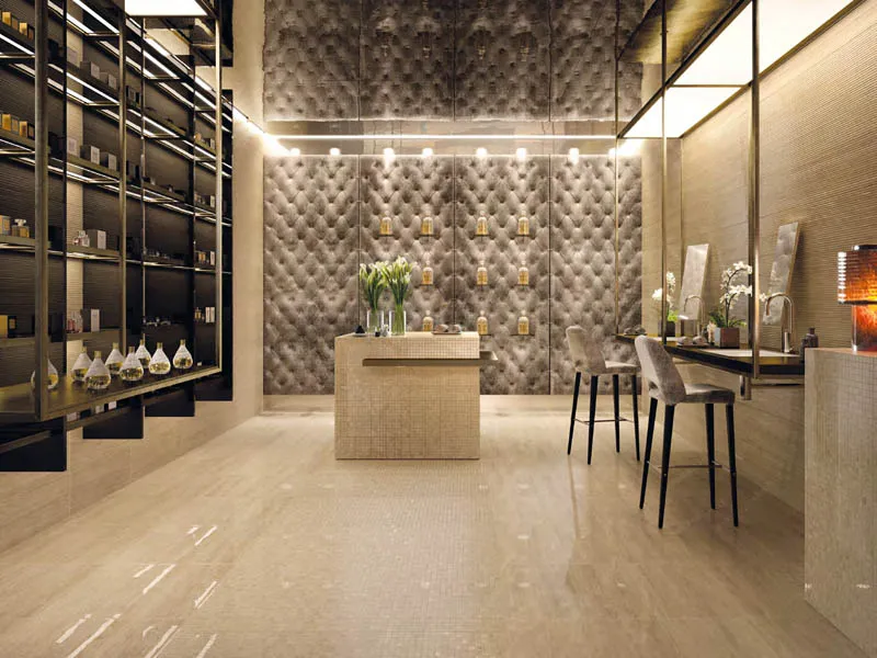 Керамическая плитка TRAVERTINO WALL от производителя Italon –  фото