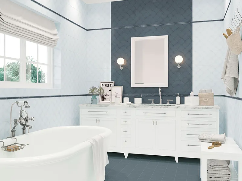 Керамическая плитка ADELE ARCTIC/LATTE от производителя New Trend –  фото