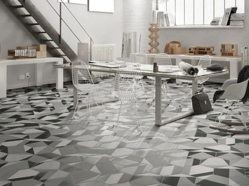 Керамогранит HEXTANGRAM FABRIC от производителя Realonda Ceramica –  фото