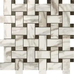 Мозаика 600110000069 S.M. Calacatta Gold Twist Mosaic 30.5х30.5