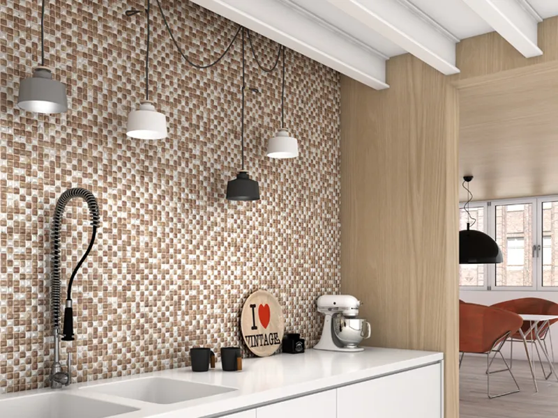 Мозаика WOOD от производителя Vidrepur –  фото