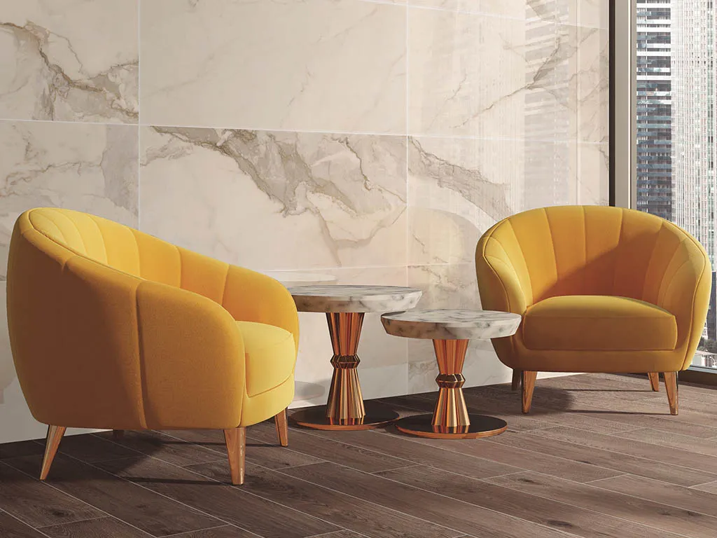 Керамическая плитка CALACATTA GOLD от производителя Azteca –  фото