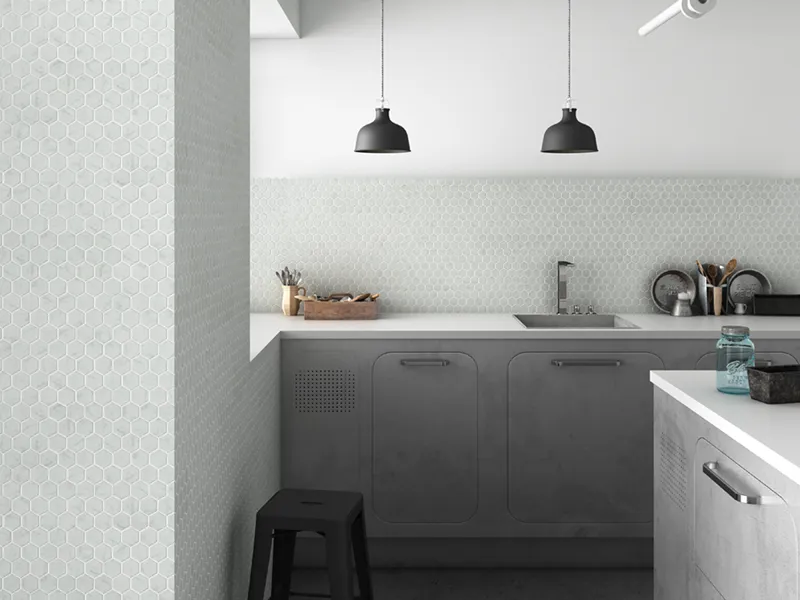 Мозаика HEX от производителя Vidrepur –  фото