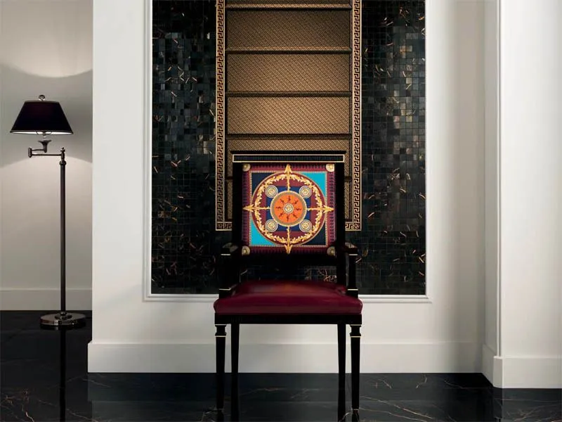 Керамическая плитка SOLID GOLD от производителя Versace –  фото