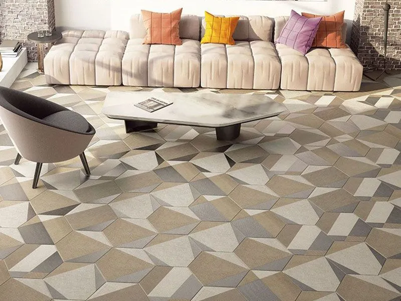 Керамогранит HEXTANGRAM FABRIC от производителя Realonda Ceramica –  фото