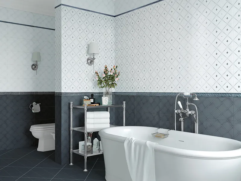 Керамическая плитка ADELE ARCTIC/LATTE от производителя New Trend –  фото