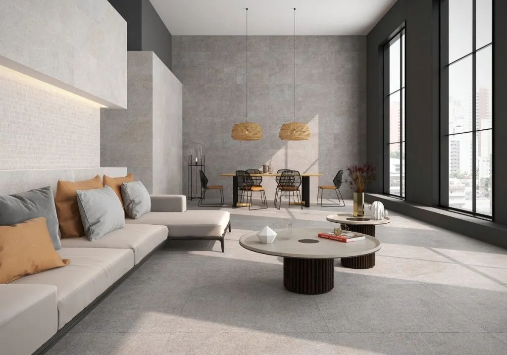 Для демонстрации своих новинок на Cevisama 2022 Saloni выбрала слоган #ReadyForTheFuture, что говорит о готовности предприятия к будущим переменам.