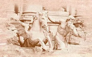 Вставка Travertin Fontana di Trevi 1