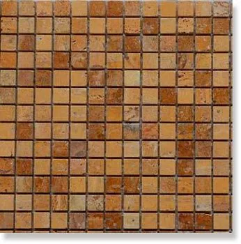 Мозаика Marble Travertino Giallo (1.5x1.5)