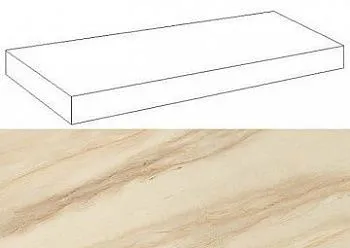 Угловая ступень 620070000501 S.M. Elegant Honey Scal. Ang. Sx левая