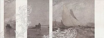 Декор STG\A207\15010 Ньюпорт корабли коричневый (8мм)