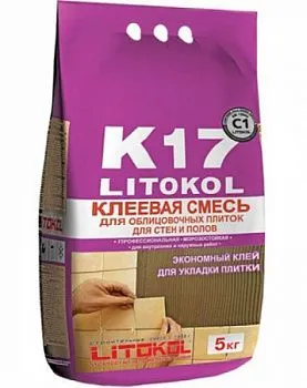 Клей Litokol К17 серый (5кг)