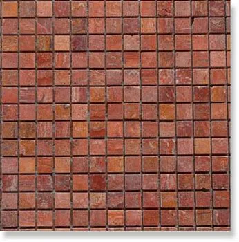 Мозаика Marble Red Travertine (1.5x1.5)