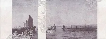 Декор STG\C208\15010 Ньюпорт корабли фиолетовый (8мм)