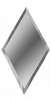 Зеркальная серебряная плитка РОМБ РЗС1-01