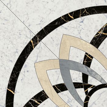 Декор Charme Extra Carrara Rosone Angolo (620120000065)