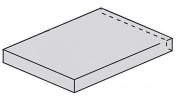 Угловая ступень Charme Extra Carrara Scalino Angolare SX левая (620070001005)
