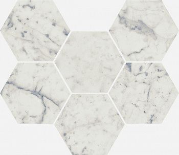 Мозаика Charme Extra Carrara Mosaico Hexagon (620110000065)