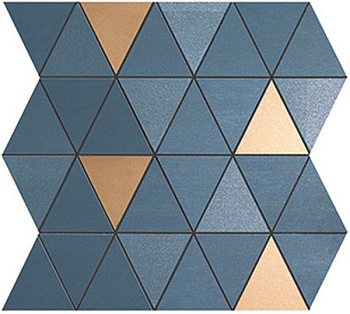 Мозаика MEK Blue Mosaico Diamond Gold Wall (9MDU)