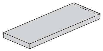 Угловая ступень Charme Deluxe Cream River Scalino Sinistro левая (620070001617)