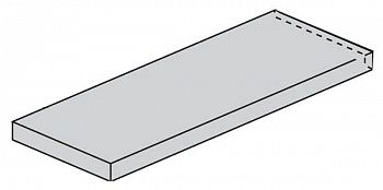 Угловая ступень Charme Deluxe Invisible White Scalino Sinistro левая (620070001655)