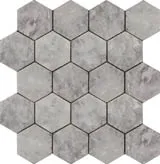 Мозаика Hexagon Lg Tumbled 74x74 натур.мрамор