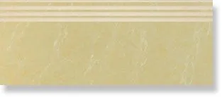Ступень K 302 Colppa Светло-бежевый "под мрамор Botticino" полир. 30x120x14+подст. 15х120x12