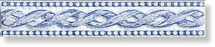 Бордюр Fiocco Bleu Basso List.