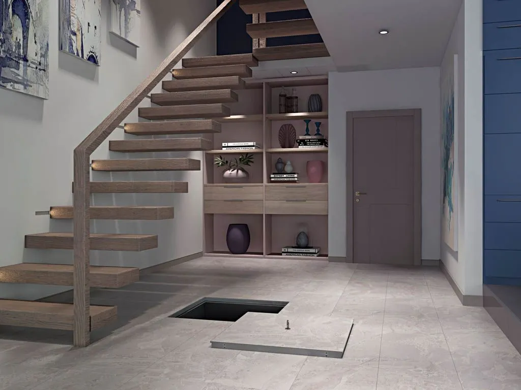 Аксессуары Сантехнический люк под плитку КОМФОРТ от производителя Alkraft –  фото