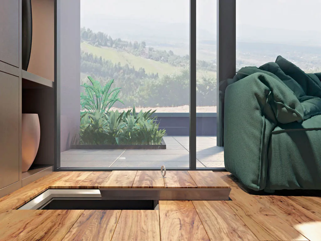 Аксессуары Сантехнический люк под плитку ИНСПЕКТОР от производителя Alkraft –  фото