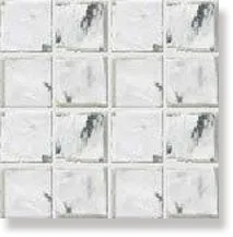 Мозаика 10.206/R белое гофрированное