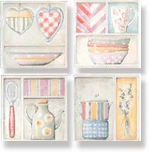Декор PIETRA DI VOLTA Decoro cook (комп/4шт)