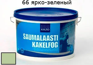 Затирка для швов Saumalaasti № 66 (3 кг) ярко-зеленый
