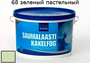 Затирка для швов Saumalaasti № 68 (3 кг) зеленый пастельный