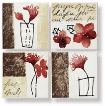 Декор 9237 JASBA-FINESSE fantasia  (4 шт в уп.)