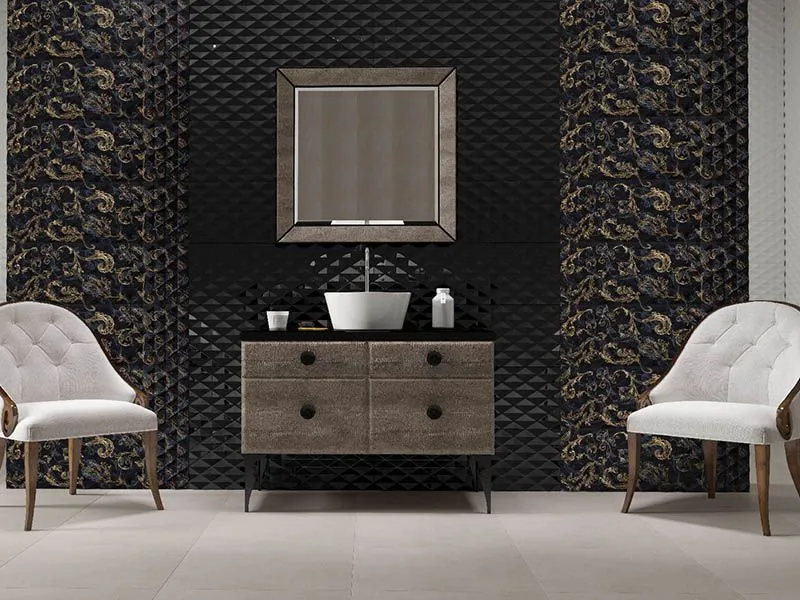 Керамическая плитка NEGRO BRILLO от производителя Atlantic Tiles Projects –  фото