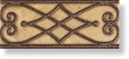 Бордюр NAVONA LISTELLO MIDDLE AGE GOLD