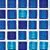 Мозаика NO2 Azzurro  1,1*1,1