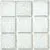 Мозаика A12 прозрачный белый