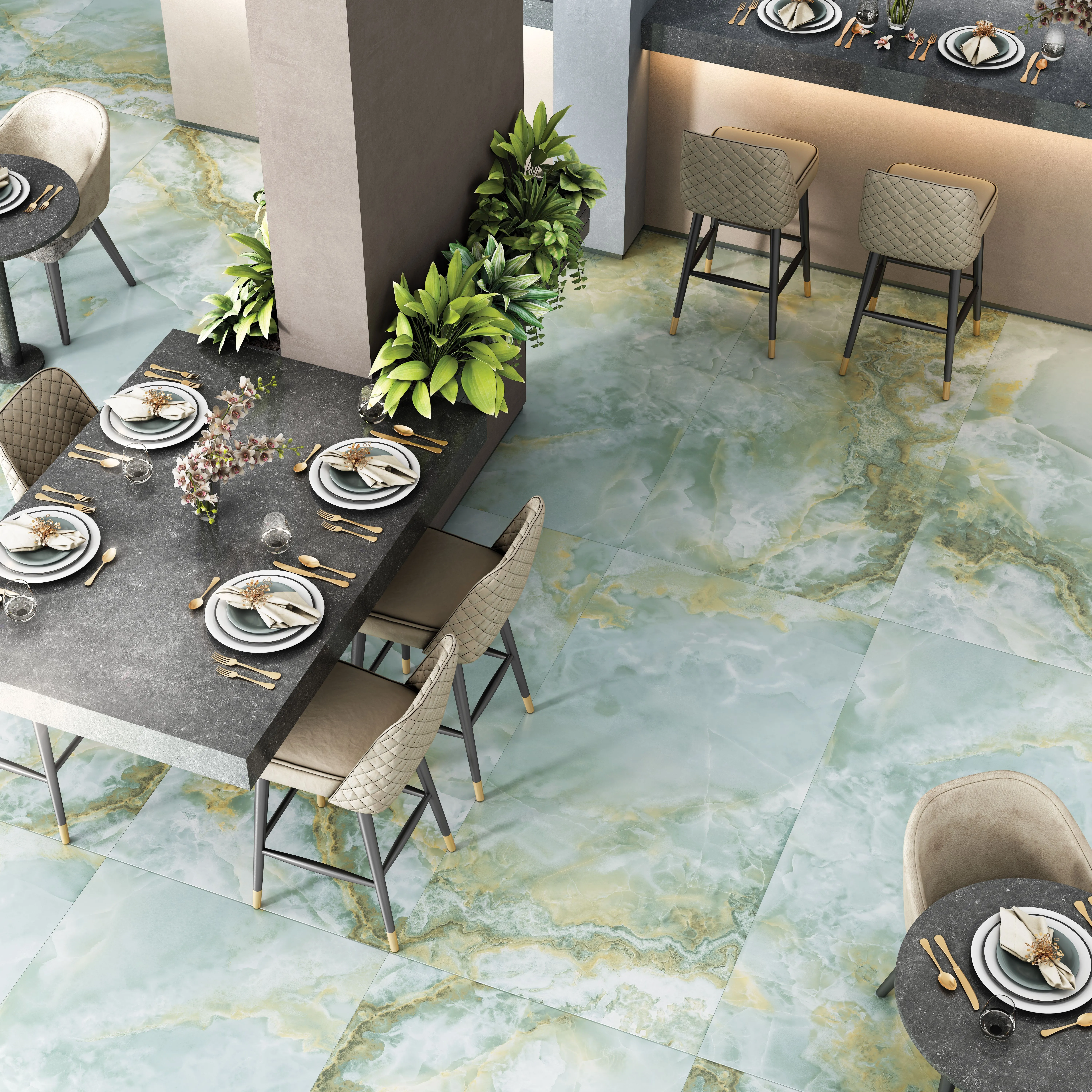 Керамогранит ONYX VERDE от производителя Colortile –  фото