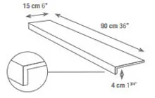 Ступень Maxiwood XW01G1S ROVERE B.G.ONE TOR.SQ