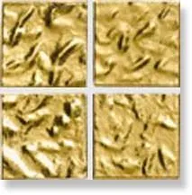 Мозаика ORO 20.301 BIS желтое гофрированное