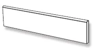 Плинтус AGATA BATTISCOPA BIANCO LAPP 558979