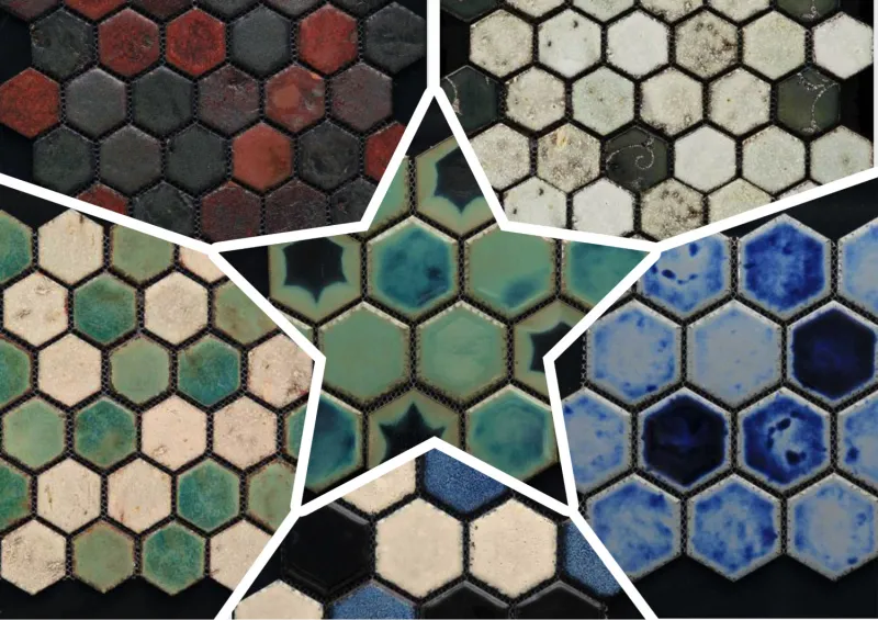 Мозаика HEXA от производителя Gaudi Ceramics –  фото