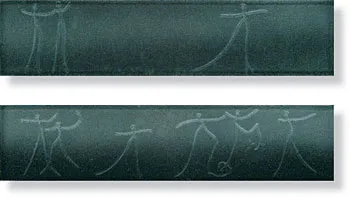 229115 Бордюр MATRIX silver-grey/glass