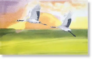 Декор A1686/6000 Полет журавлей