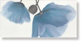 Декор  Optic Flor Azul