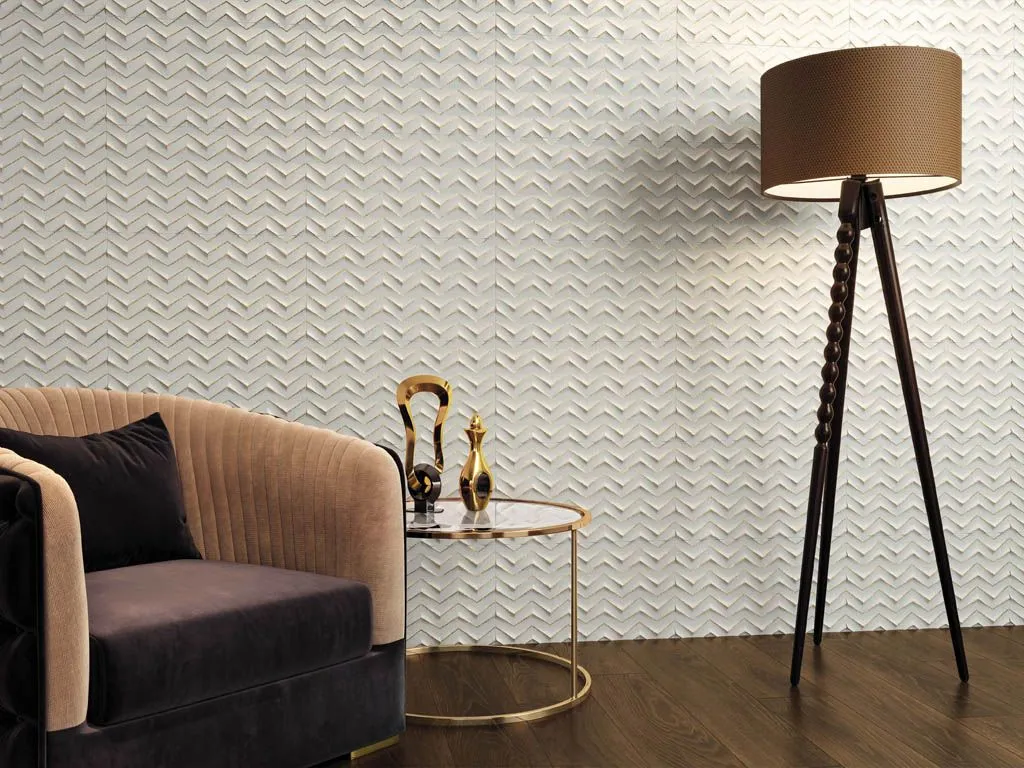 Керамическая плитка 3D WHITE WALL от производителя Atlas Concorde (Russia) –  фото